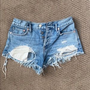 Free People Denim shorts
